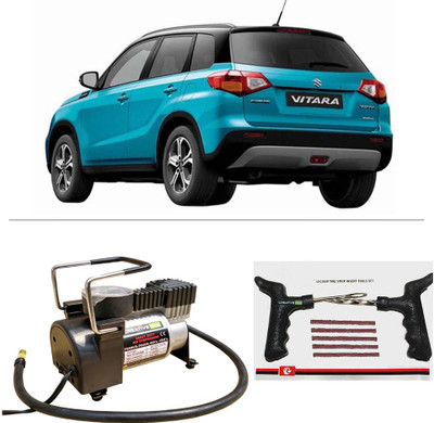 

Creative Via AutoCut-OFF Premium Metal Air Compressor With Tyre Punture Repair Kit For Maruti Suzuki Vitara Brezza Combo