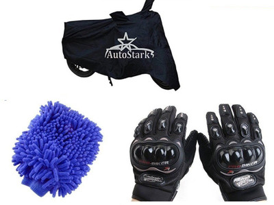 21 OFF on AutoStark Bike Accessories Bike Body Cover Black With