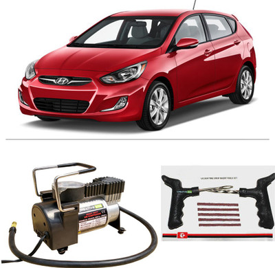 

Creative Via AutoCut-OFF Premium Metal Air Compressor With Tyre Punture Repair Kit For Hyundai Accent Combo
