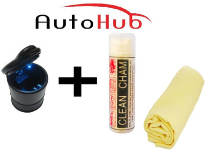 

Auto Hub 1 Ash Tray 1 Chamois Cloth Combo