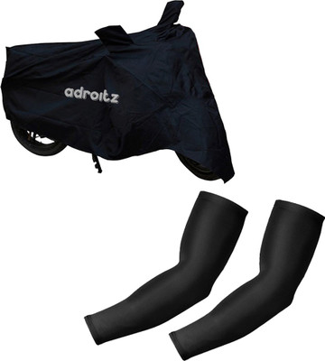 

AdroitZ 1 Black Two wheeler Cover, 2 Black Arm Sleeves Combo