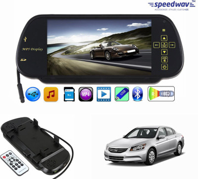 

Speedwav 1 7 inch Rear View Mirror Screen, 1 Bluetooth,USB,SDCard-HondaAccord2.4 Combo