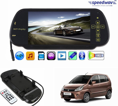 

Speedwav 1 7 inch Rear View Mirror Screen, 1 Bluetooth,USB,SDCard-MarutiZenEstiloNew Combo