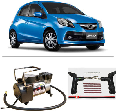 

Creative Via AutoCut-OFF Premium Metal Air Compressor With Tyre Punture Repair Kit For Honda Brio Combo