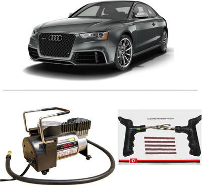 

Creative Via AutoCut-OFF Premium Metal Air Compressor With Tyre Punture Repair Kit For Audi RS5 Combo