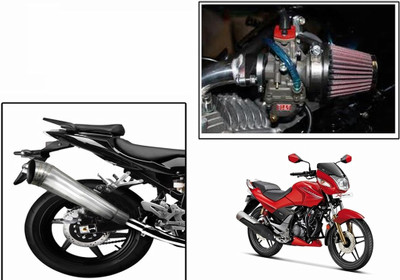 

Speedwav 1 Bigul Bike Exhaust, 1 HP Bike Air Filter 42mm-Hero CBZ Extreme Combo