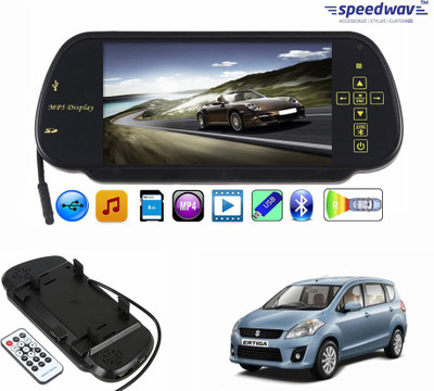 

Speedwav 1 7 inch Rear View Mirror Screen, 1 Bluetooth,USB,SDCard-MarutiErtiga Combo