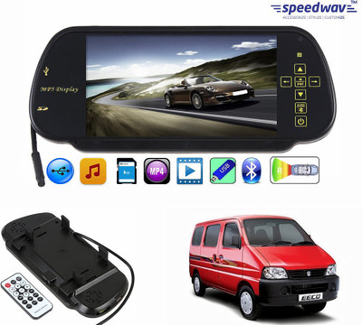 

Speedwav 1 7 inch Rear View Mirror Screen, 1 Bluetooth,USB,SDCard-MarutiEeco Combo