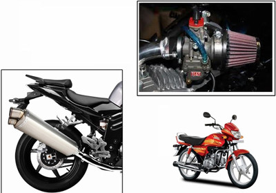 

Speedwav 1 Two End Exhaust, 1 HP Bike Air Filter 42mm-Hero CD Deluxe Combo