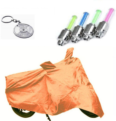 

Bull Rider 1 Bike Cover & 1 Beautiful Key Chain & 1 Set of 2 Tyre Led Light Combo