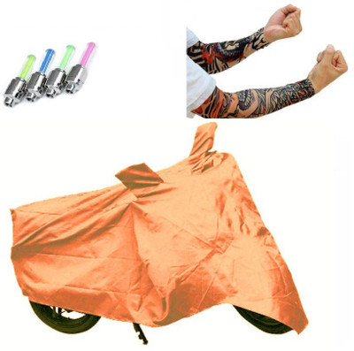 

Bull Rider 1 Bike Cover & 1 Set of Tyre LED Light & 1 Pair of Sun Protect Arm Sleeves Combo