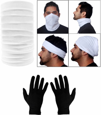 

Speedwav 1 Speedwav Summer Bike/Scooter Riding / Driving Gloves (1 Pair), 1 x Jazzmyride Multifunctional Headwrap / Mask / Scarf Combo