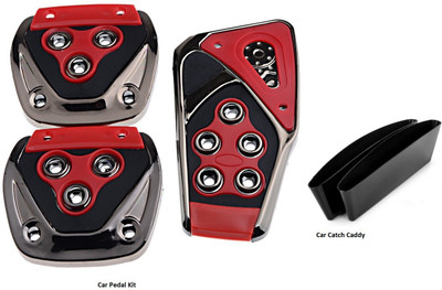 ACCESSOREEZ Car Pedal Kit + Car Catch Caddy Combo