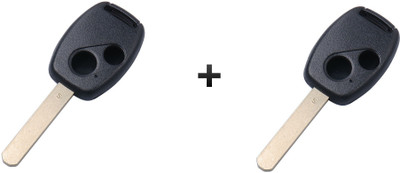 

W2W Replacement remote key shell for Honda City, Civic, Jazz, Brio, Amaze 2Pcs Combo
