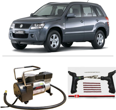 

Creative Via AutoCut-OFF Premium Metal Air Compressor With Tyre Punture Repair Kit For Maruti Suzuki Grand Vitara Combo