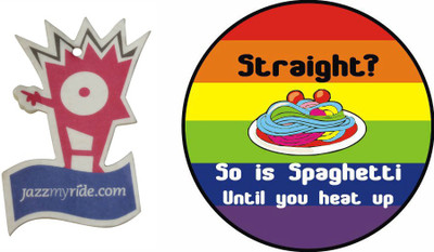 

Speedwav 1 Quirky Car Bumper Sticker-STRAIGHT, 1 Jazzy Hanging Perfume Combo