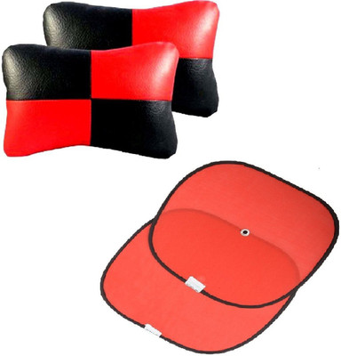 

Auto Car Winner 1 Pair of Car Cushion, Car Sun shades(set of 4) Combo