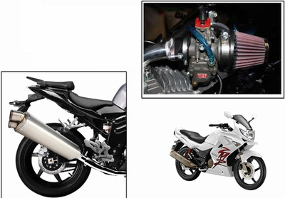 

Speedwav 1 Two End Exhaust, 1 HP Bike Air Filter 42mm-Hero Karizma ZMR Combo