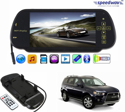 

Speedwav 1 7 inch Rear View Mirror Screen, 1 Bluetooth,USB,SDCard-MitsubishiOutlander Combo