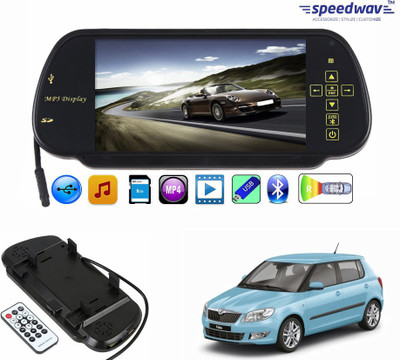 

Speedwav 1 7 inch Rear View Mirror Screen, 1 Bluetooth,USB,SDCard-SkodaFabia Combo