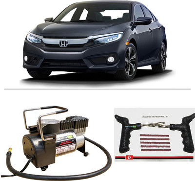 

Creative Via AutoCut-OFF Premium Metal Air Compressor With Tyre Punture Repair Kit For Honda Civic Combo