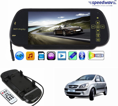

Speedwav 1 7 inch Rear View Mirror Screen, 1 Bluetooth,USB,SDCard-HyundaiGetzPrime Combo