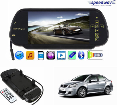 

Speedwav 1 7 inch Rear View Mirror Screen, 1 Bluetooth,USB,SDCard-MarutiSX4 Combo
