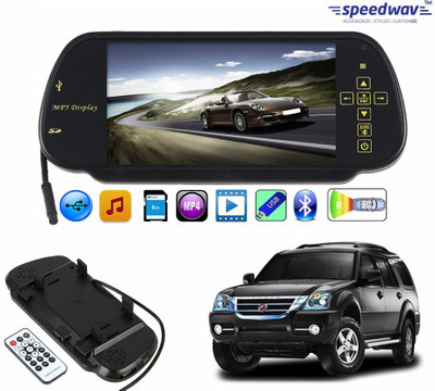 

Speedwav 1 7 inch Rear View Mirror Screen, 1 Bluetooth,USB,SDCard-ForceOne Combo