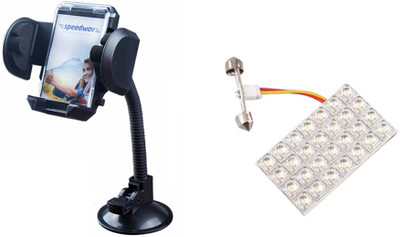 

Speedwav 1 Car Combo Fly Mobile/GPS Holder, 1 Speedwav24SMDLEDLampCarRoofLight Combo