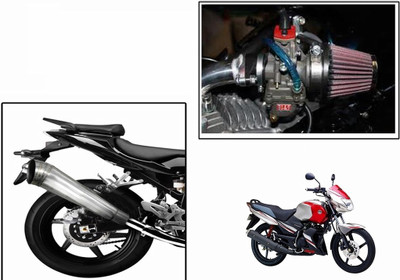 

Speedwav 1 Bigul Bike Exhaust, 1 HP Bike Air Filter 42mm-Yamaha SS 125 Combo