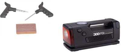 

Canabee 1 Tyre puncture Kit, 1 Tyre inflator with LED Combo
