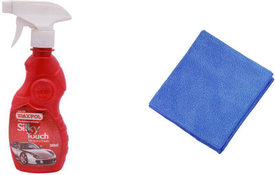 

Waxpol 1 Silky Touch Silicone Resin Polish 300ml, 1 Microfiber Cloth Combo
