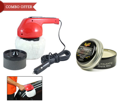 

Coido 1 Coido 6003 Car Polisher, 1 Meguiars Car/Bikes Ultimate Paste Wax - 450gm Combo