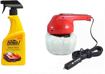

Coido 1 Car Polisher, 1 Formula 1 Spray Wax Polish 473ml Combo