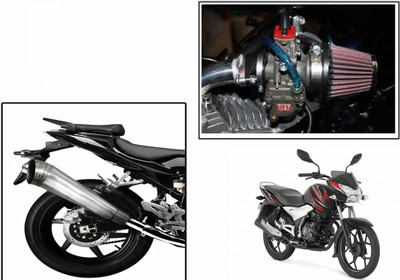 

Speedwav 1 Bigul Bike Exhaust, 1 HP Bike Air Filter 42mm-Bajaj Discover 100 M/T DTS-i Combo