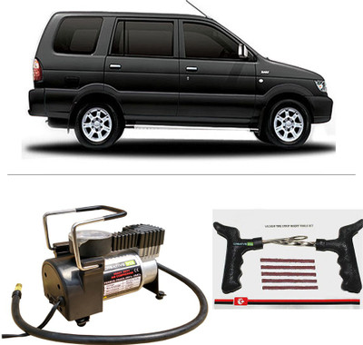 

Creative Via AutoCut-OFF Premium Metal Air Compressor With Tyre Punture Repair Kit For Chevrolet Tavera Combo