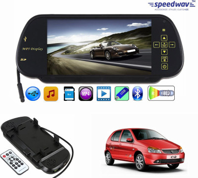 

Speedwav 1 7 inch Rear View Mirror Screen, 1 Bluetooth,USB,SDCard-TataIndicaEv2 Combo