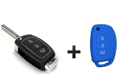 

W2W 1 Flip Keyshell, 1 Dark Blue Vehicle key cover Combo