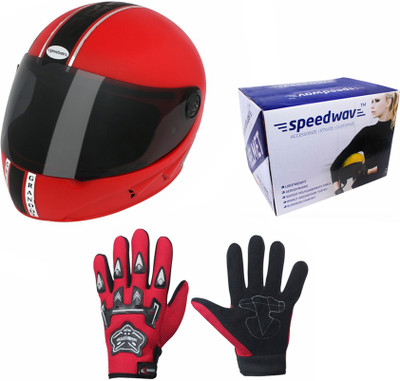 

Speedwav 1 Helmet, 1 Riding Gloves Combo