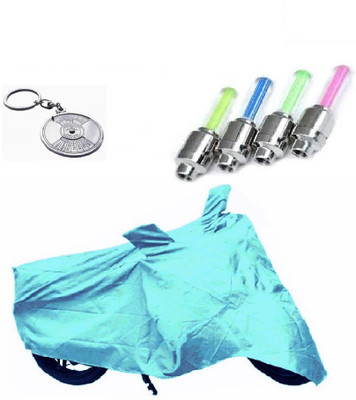 

Bull Rider 1 Bike Cover & 1 Beautiful Key Chain & 1 Set of 2 Tyre Led Light Combo