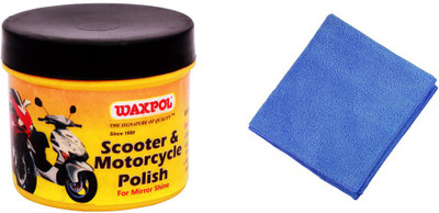 

Waxpol 1 Scooter Motorcycle polish 60gms, 1 Microfiber Cloth Combo
