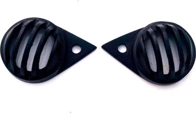 HMRA Power Matte Black Pilot/Parking Light Cover Bike Headlight Grill(Black)