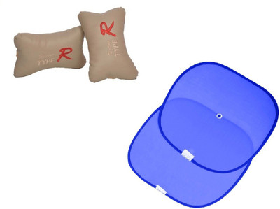 

Auto Car Winner 1 Pair of Car Cushion, Car Sun shades(set of 4) Combo