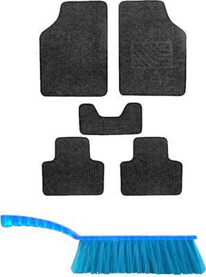 

AdroitZ Premium Carpet Brush With Car Mat Black for Tata Safari Combo