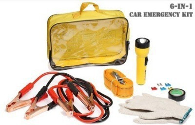 KOZDIKO 6 in 1 Emergency Tool Kit With Torch Camping & Hiking Combo