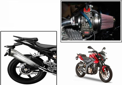 

Speedwav 1 Bigul Bike Exhaust, 1 HP Bike Air Filter 42mm-Bajaj Pulsar 200 NS DTS-i Combo