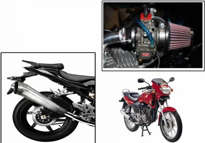 

Speedwav 1 Bigul Bike Exhaust, 1 HP Bike Air Filter 42mm-Hero CBZ Type 1 Combo