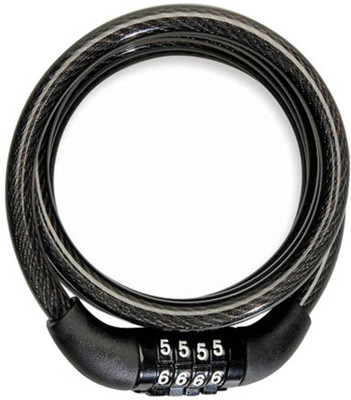 Indiashopers Iron Cable Lock For Helmet