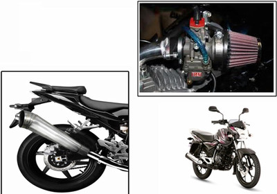 

Speedwav 1 Bigul Bike Exhaust, 1 HP Bike Air Filter 42mm-Bajaj New Discover 125M DTSi Combo