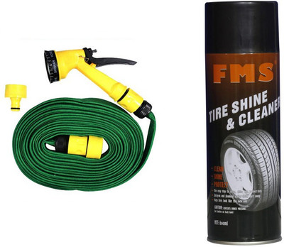 

FMS 1 FMS Auto Tyre Shine and Cleaner 600ml, 1 Pressure Washing Gun Combo